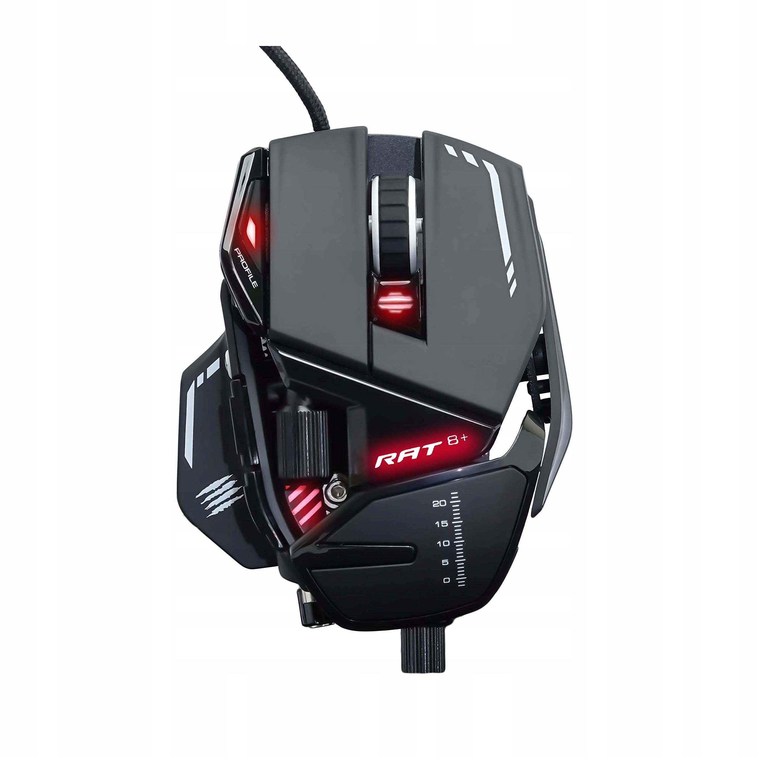 Myszka przewodowa Mad Catz R.a.t. 8+ sensor optyczny czarny