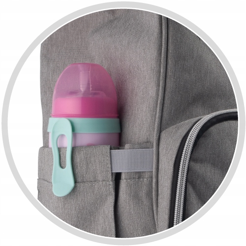 CANPOL PLECAK Z FUNKCJĄ PRZYPIĘCIA DO WÓZKA + MATA Wysokość 38 cm