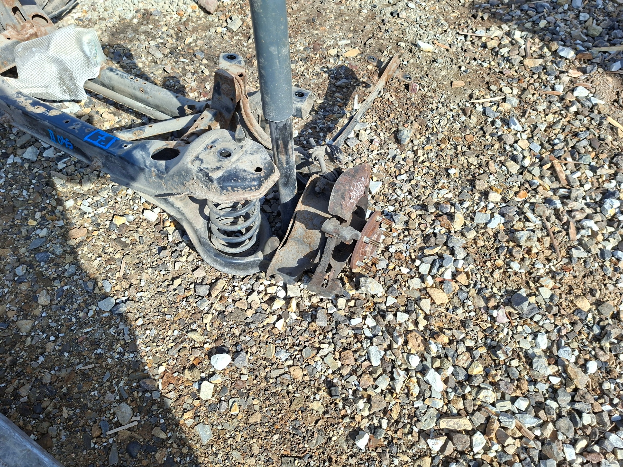 sider rear axle beam springing subframe axle beam volvo s40 II