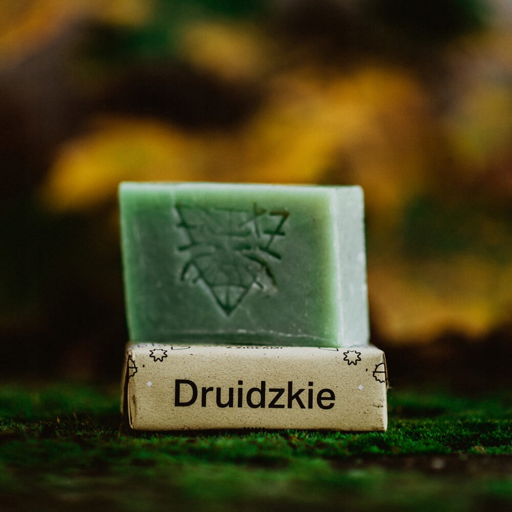 RareCraft mydło do brody druidzkie 110g Zapach Ziołowy Rozmaryn Cytrusy