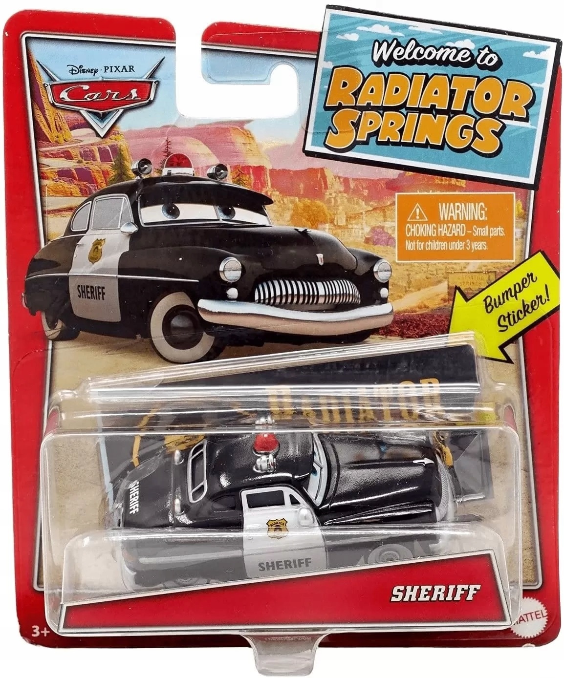 

Szeryf Sheriff Chłodnica Auta Cars Mattel 1:55