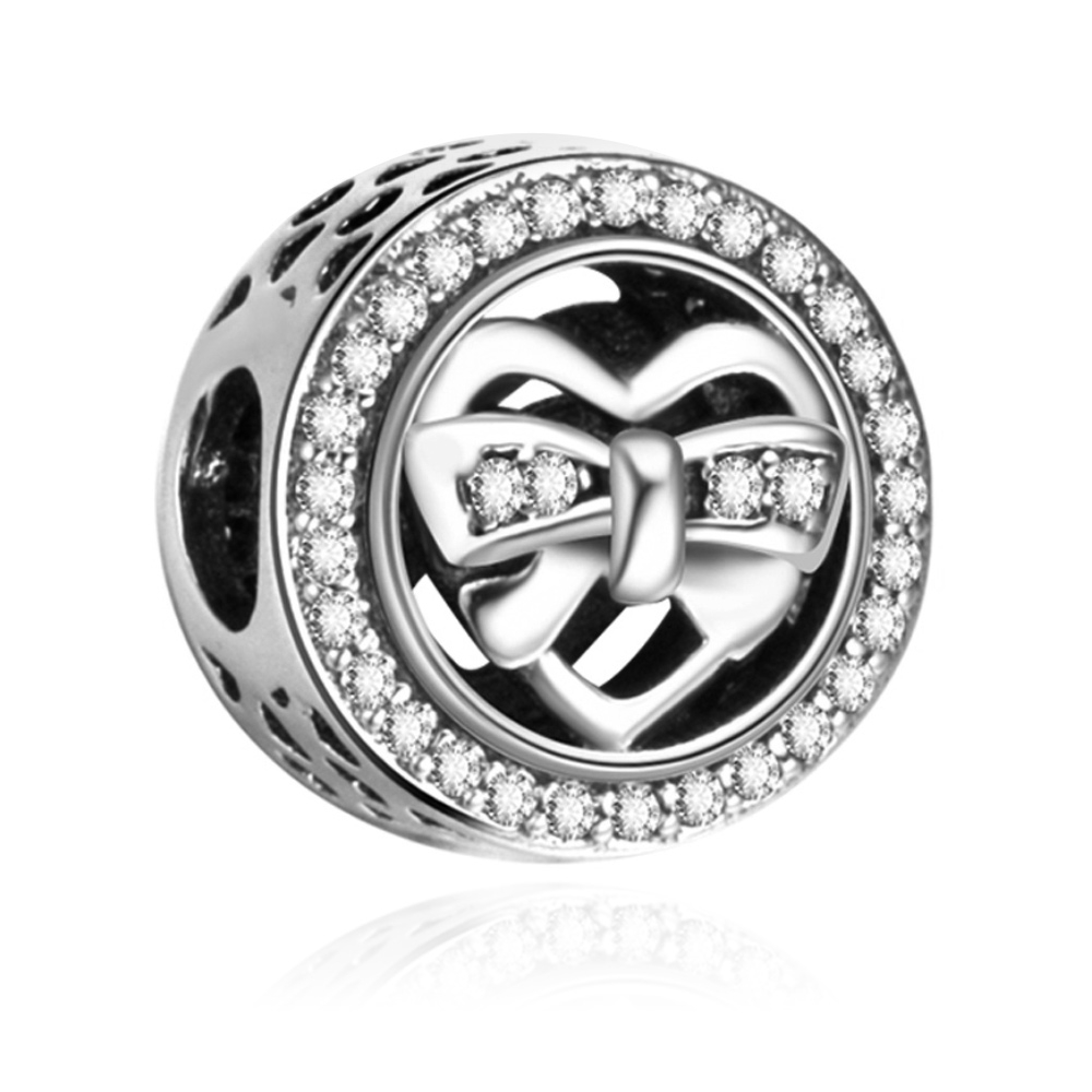 

Charms Zawieszka Koralik 925 Miłość Prezent SR373