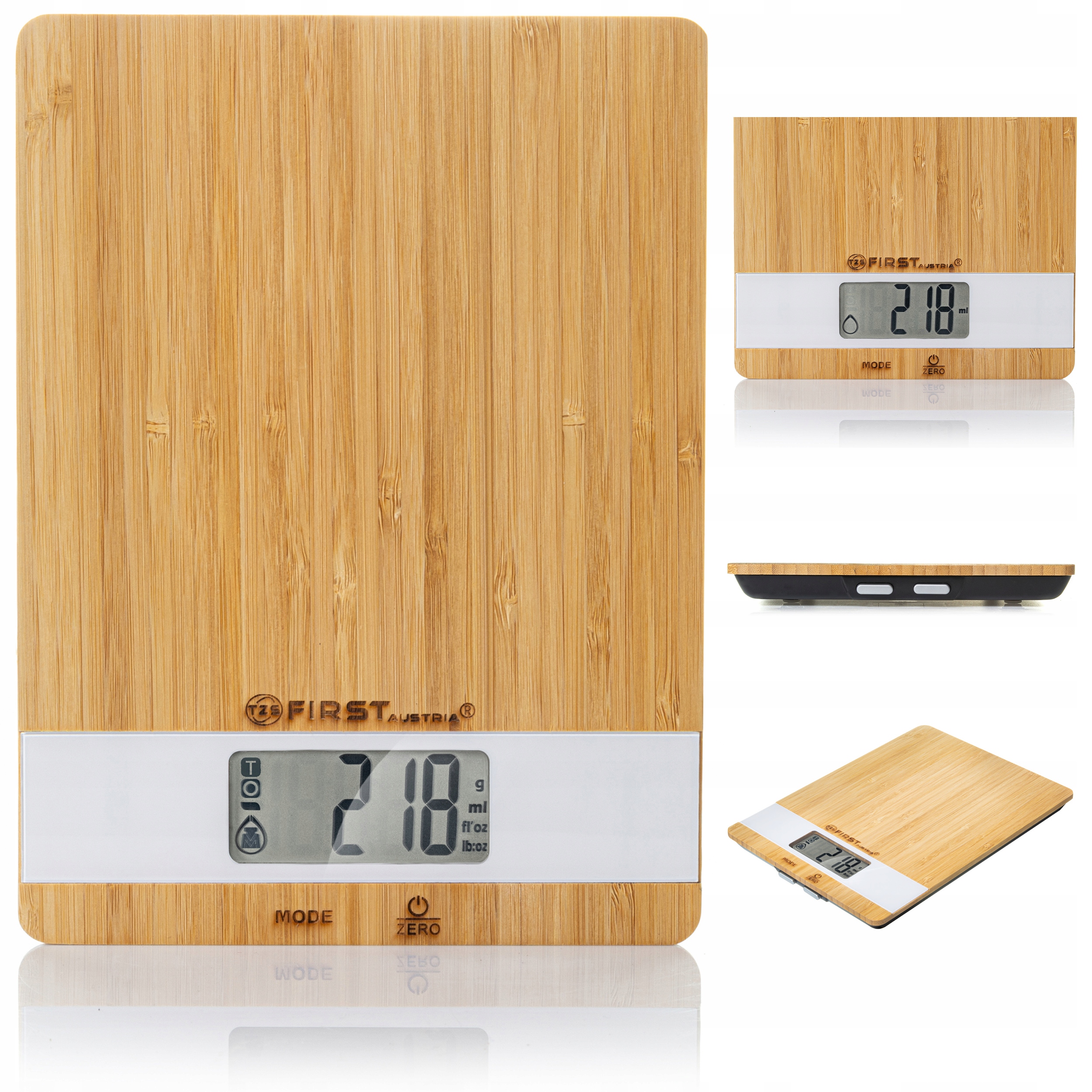 

Waga kuchenna Bambusowa 5kg/1g First Austria