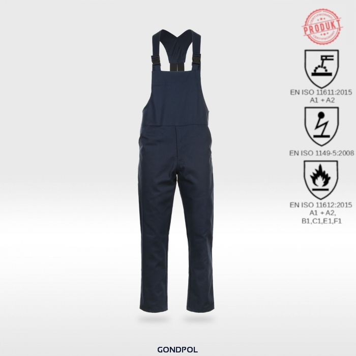 

Spodnie Spawalnicze Trudnopalne Antystatyczne Ogr