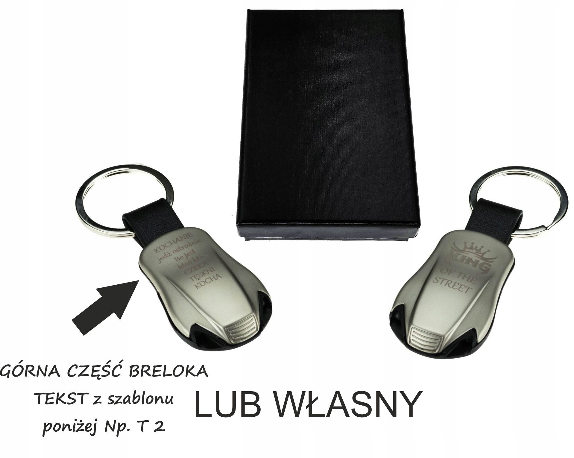 Brelok do samochodu kluczy domu Latarka GRAWER led