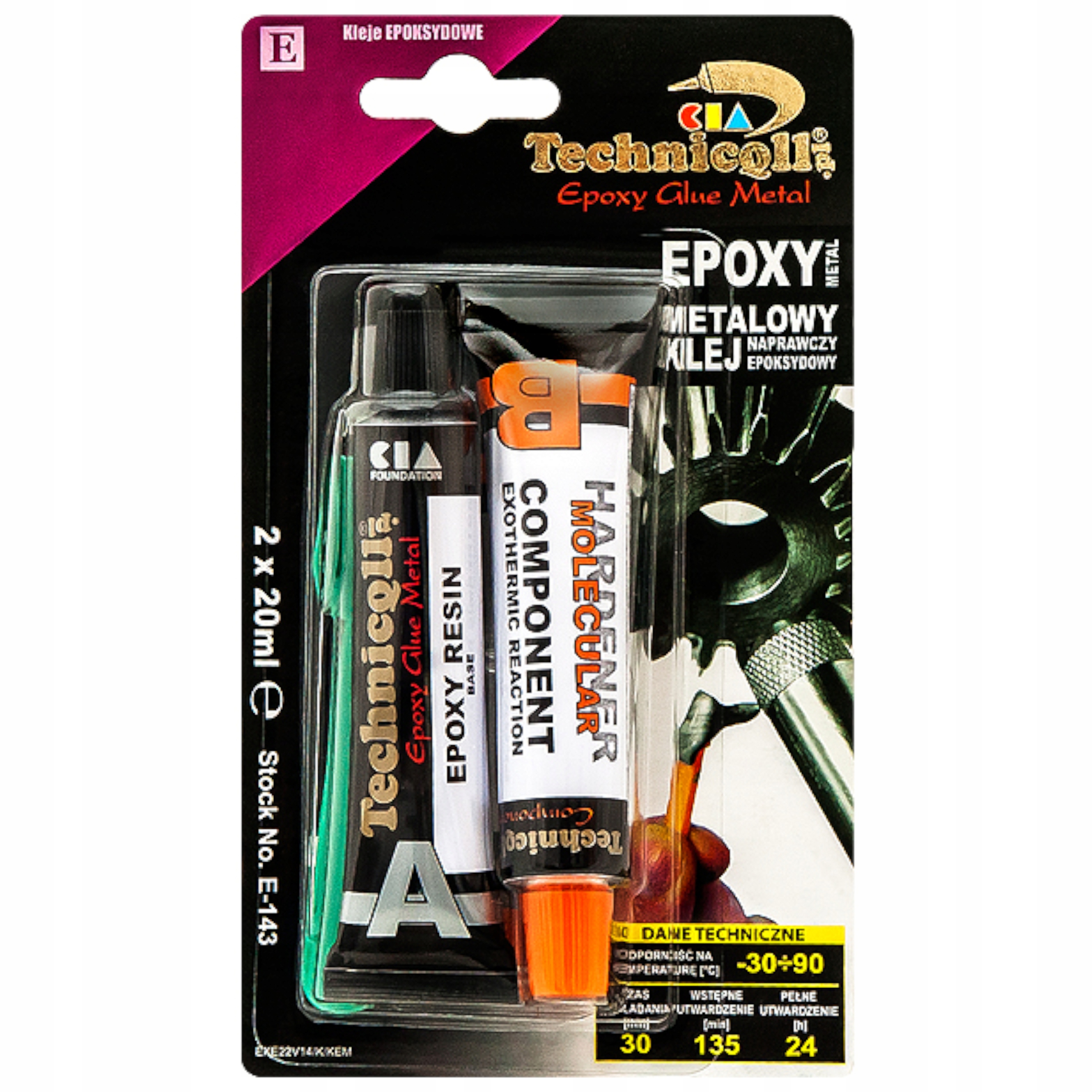 

Klej Epoksydowy Mocny Jak Stal Dwuskładnikowy 2X20