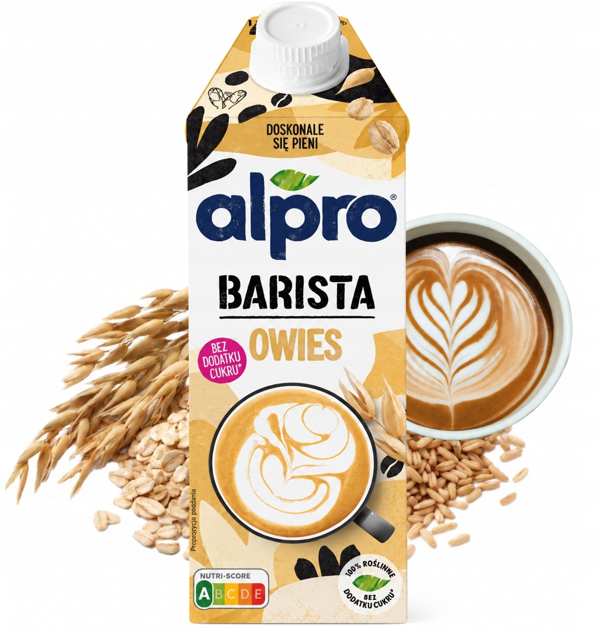 Alpro Barista Owsiany Napój Roślinny Bez Laktozy Bez Nabiału 0,75l