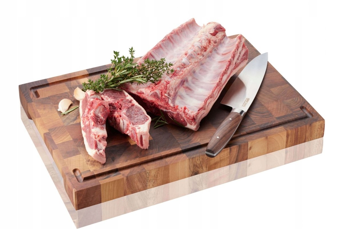 Doska na krájanie Servírovanie Gefu Enno 44x30 cm Veľká z orechového dreva