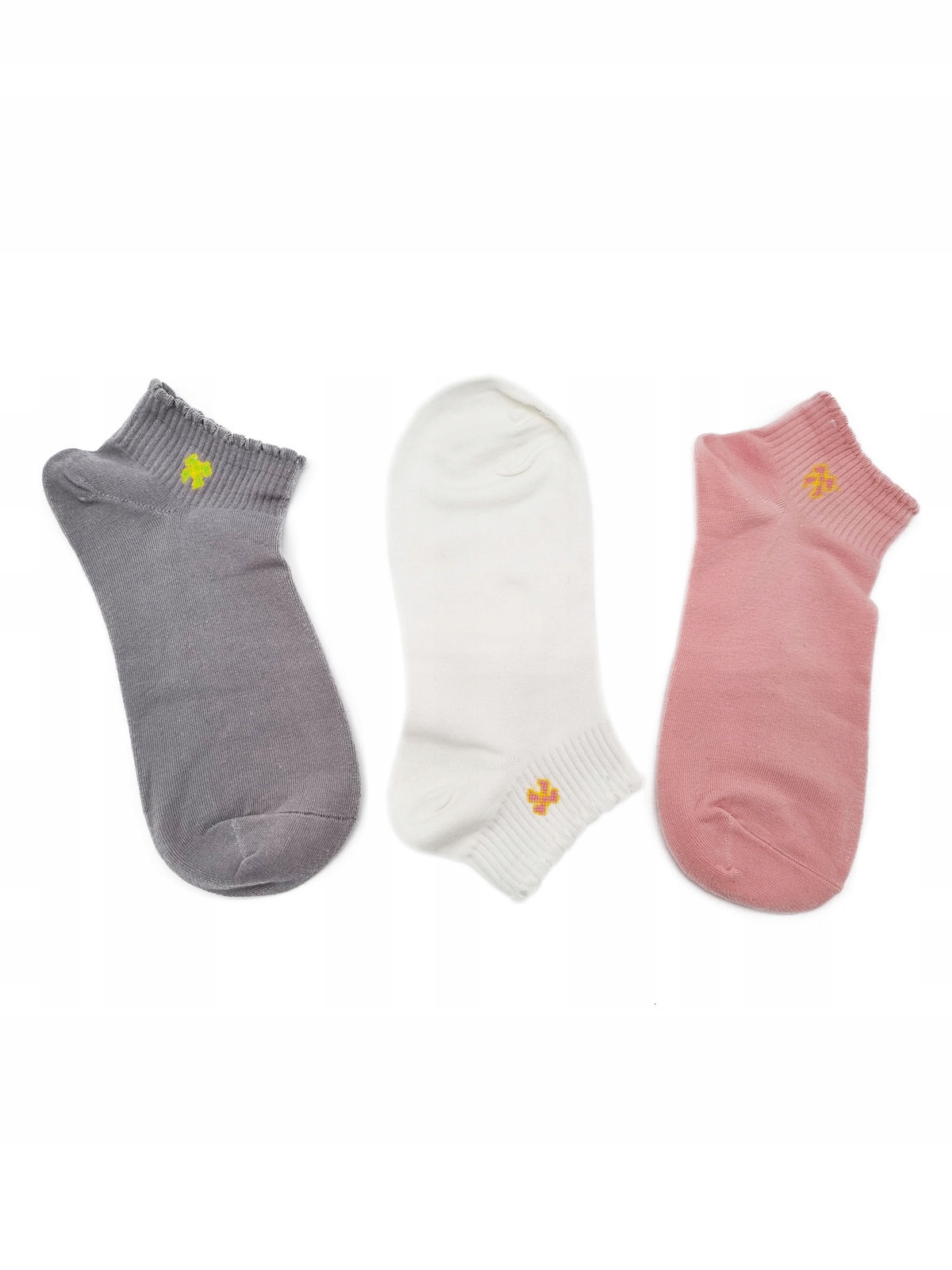 

3x Bawełniane niskie skarpety damskie stopki 39-41