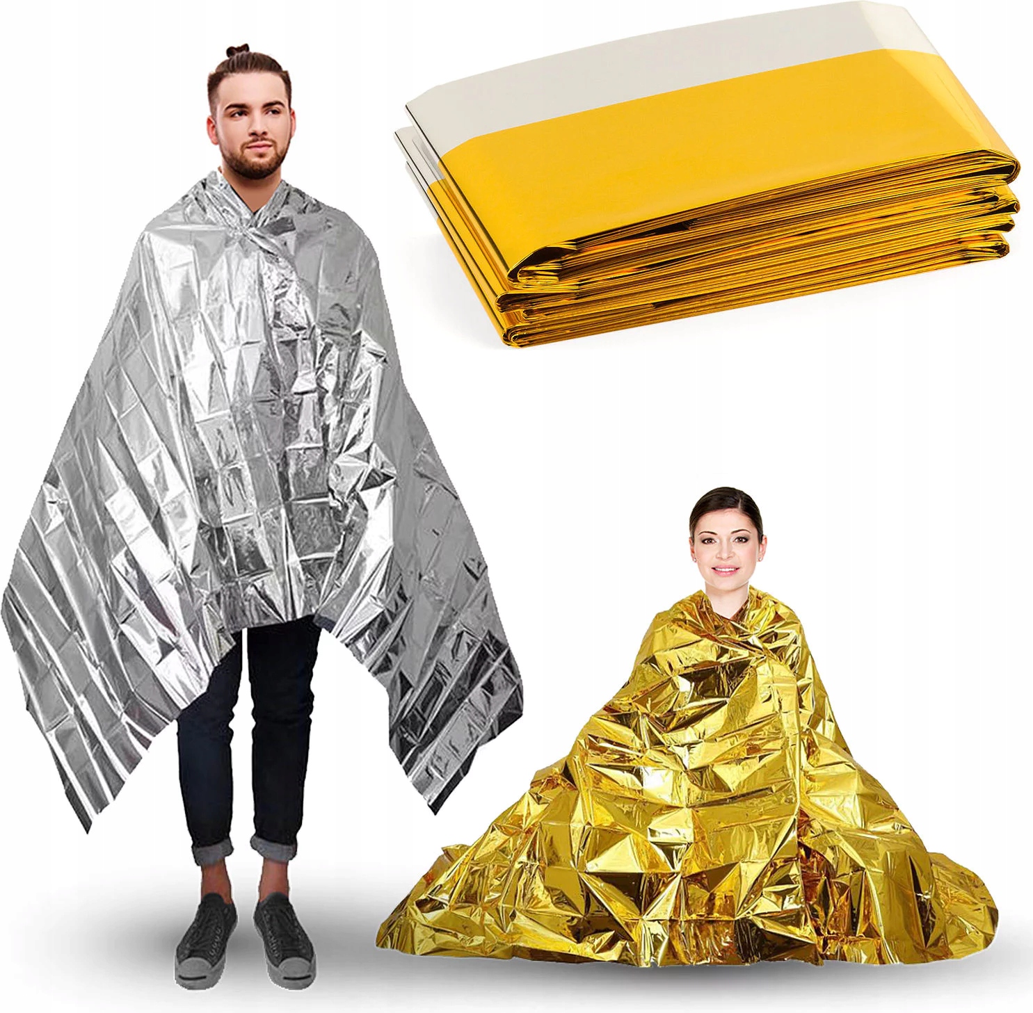 Koc ratunkowy, folia termiczna NRC 140x132cm Outtec