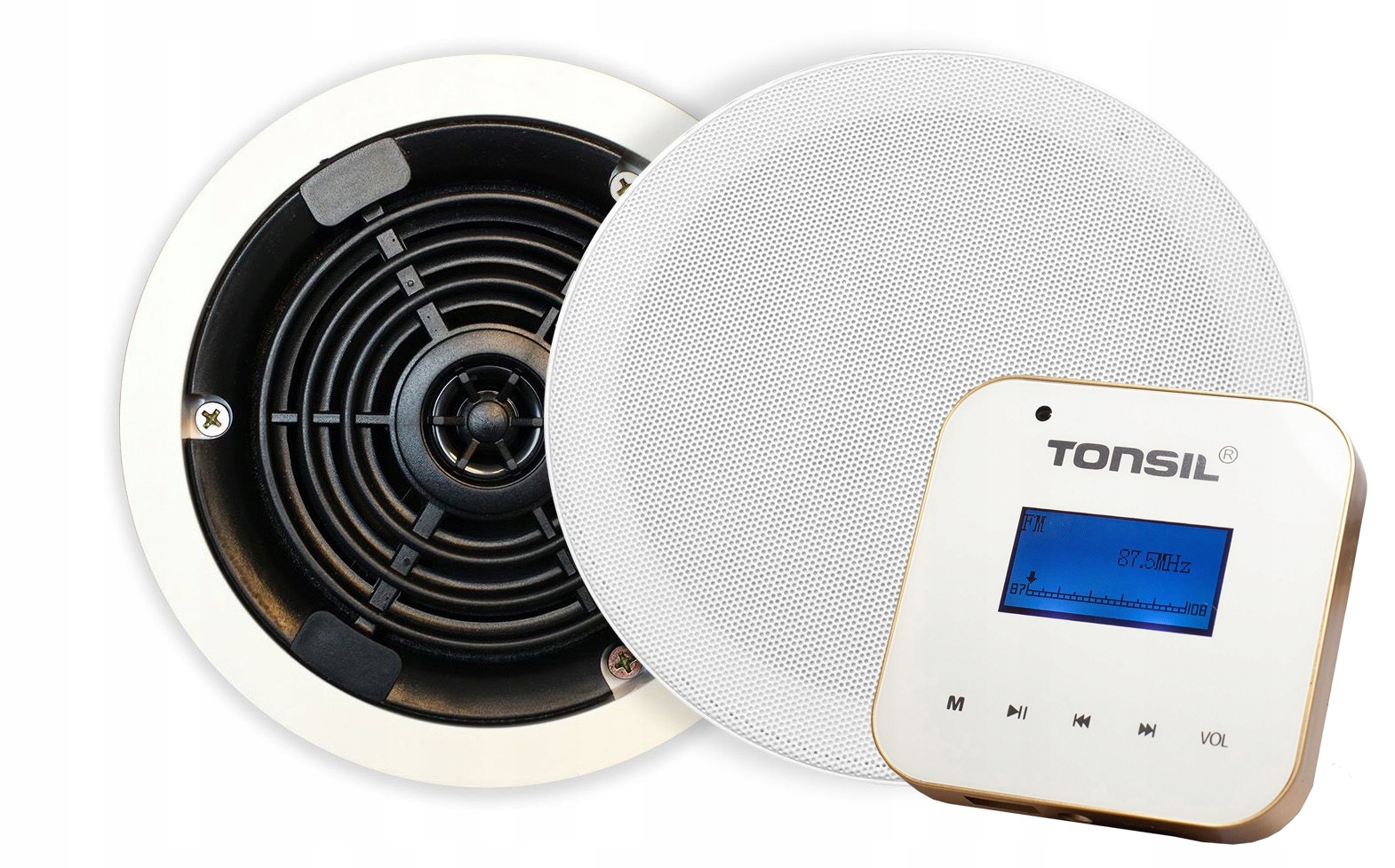 Tonsil Nástěnný přehrávač Zesilovač WS-30 2x Stropní reproduktor Zgsu 20P