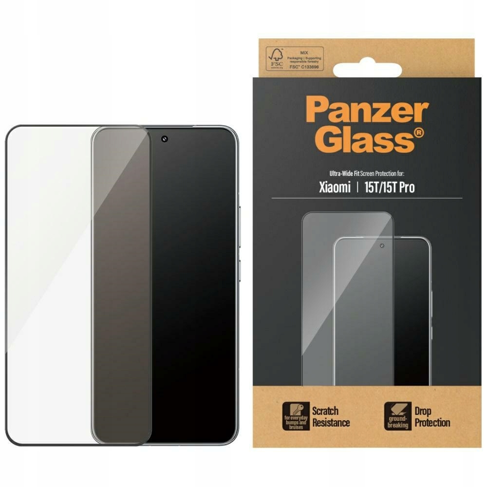 Tvrzené Sklo Pro Xiaomi 15T 15T Pro Panzerglass Ultra-wide Fit