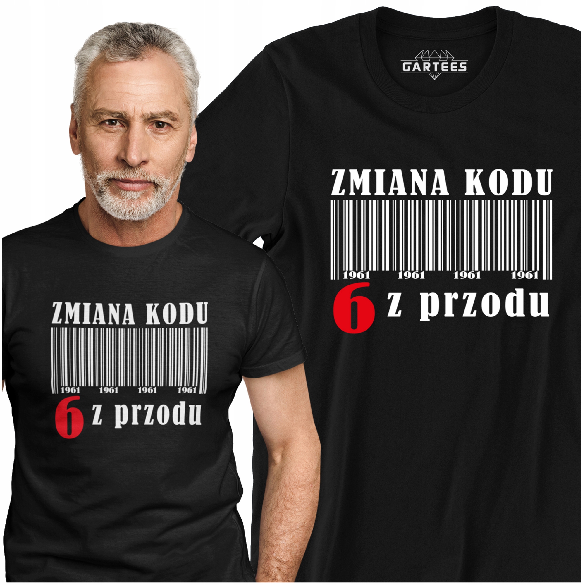 

Koszulka Duży Rozmiar 5XL Prezent 60 Lat Urodziny