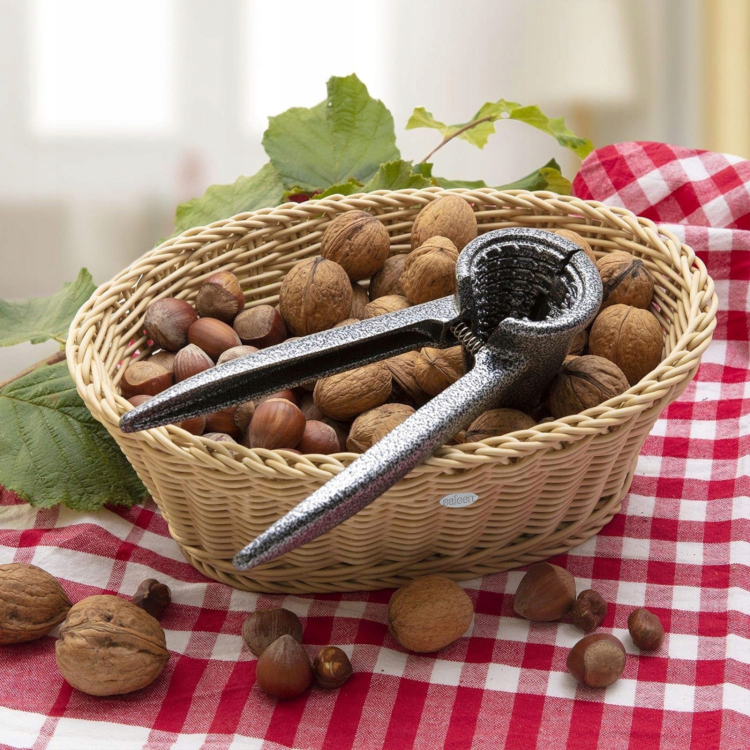 DZIADEK DO ORZECHÓW UNIWERSALNY METALOWY OTWIERACZ BUTELEK MOCNY SOLIDNY Marka inna