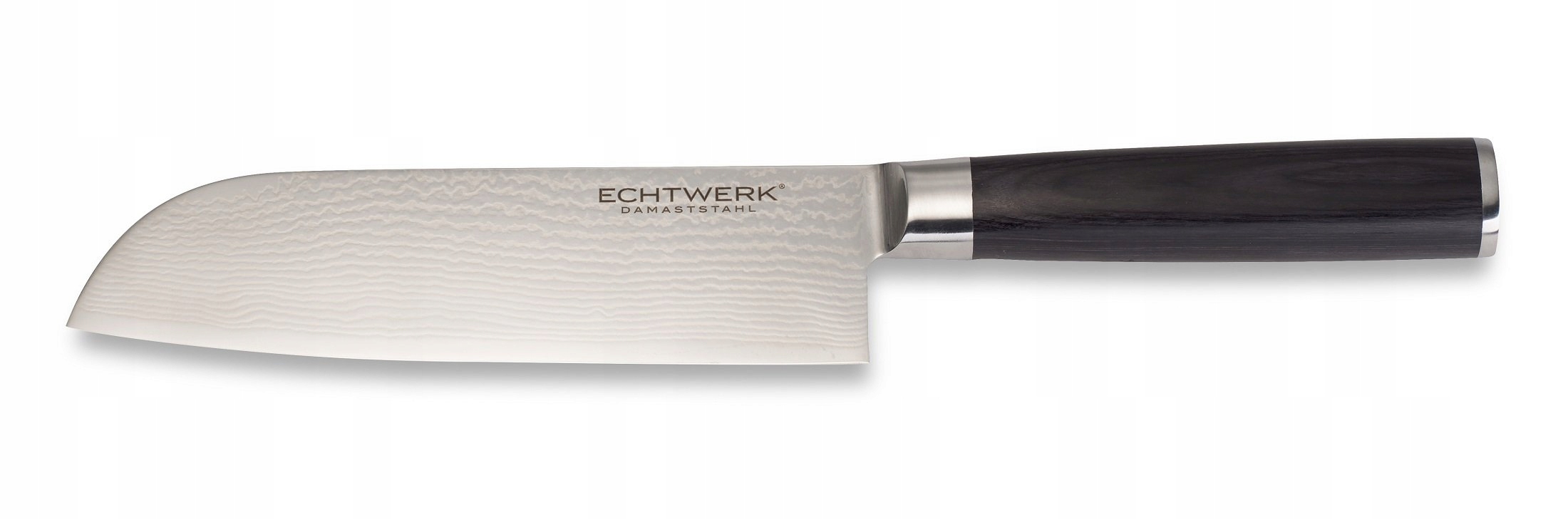 ECHTWERK Nóż Santoku Japoński Do Mięsa Ryb Warzyw Drewniana Rączka — miniatura 2