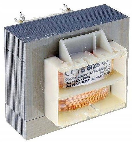 Transformator 8VA, 230Vac (8.1V, 8.1V) 0.35A Indel