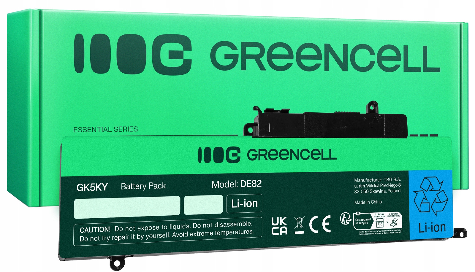 Bateria GK5KY 04K8YH do Dell Inspiron 7347 7348 3147 3148 3152 3153 3157