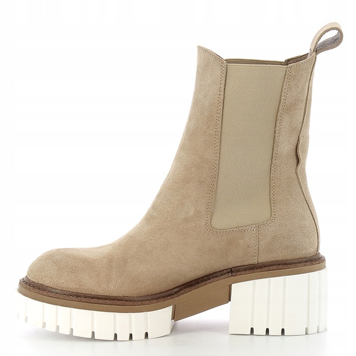 CARINII B7345 BOTKI WORKERY TRAPERY SKÓRA BEŻOWE Marka Carinii