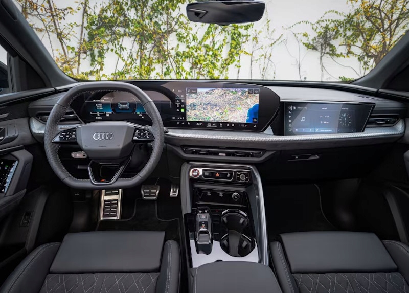 Ochranná fólia Ppf na interiér – Audi Q5 2025 – Priehľadná ochrana interiéru