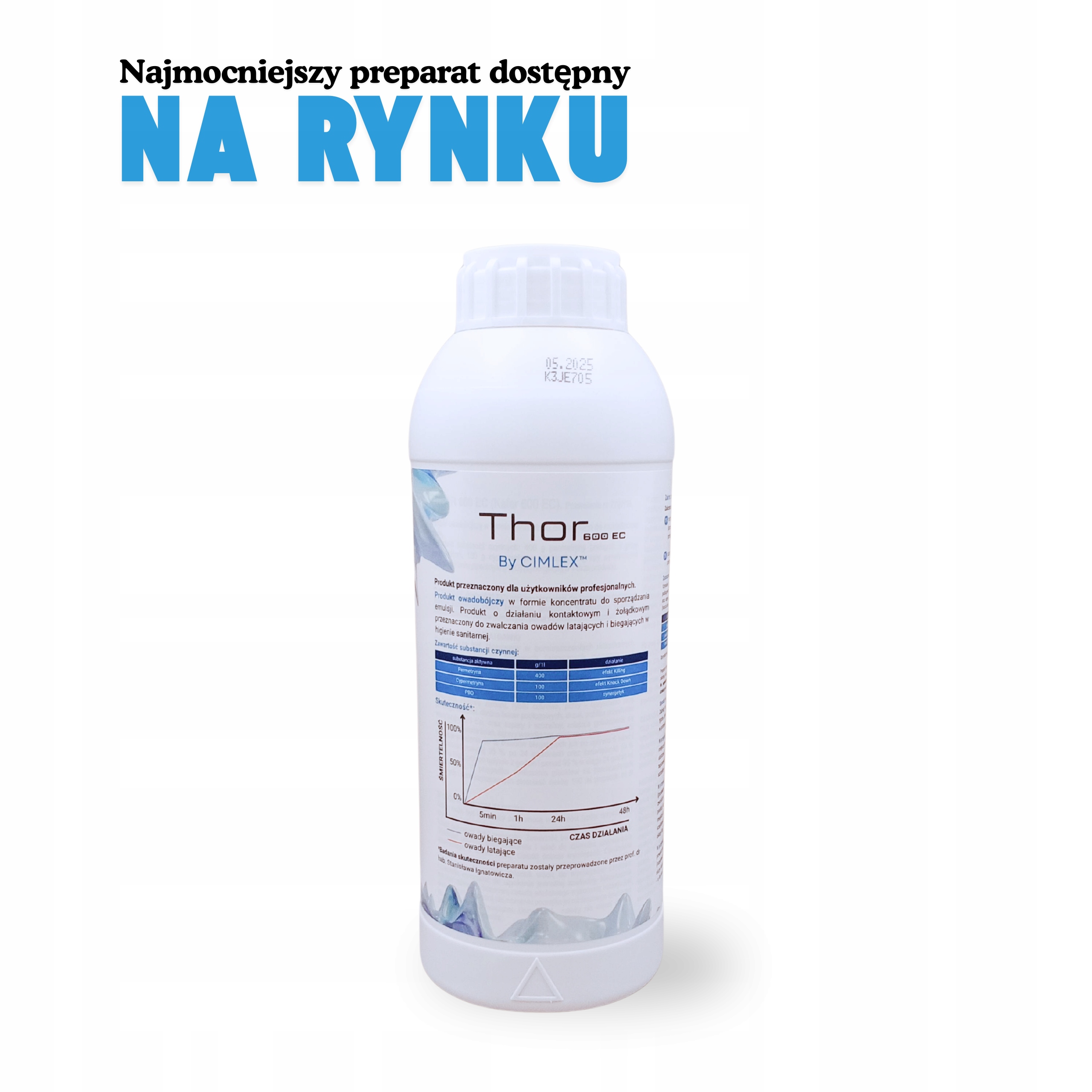 Thor by Cimlex Najsilnejší prípravok na ploštice na trhu Šváby 1L