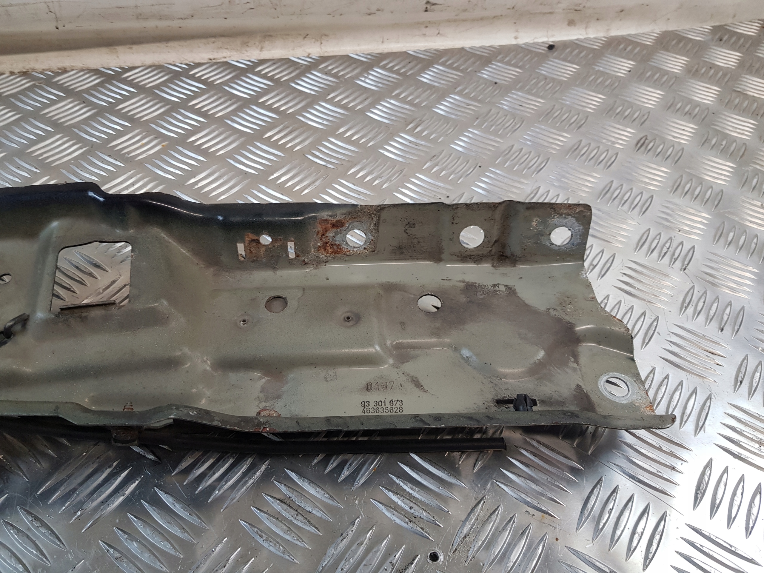 OPEL MERIVA A LIFT 07R- support panel for radiators upper pillar 93301873