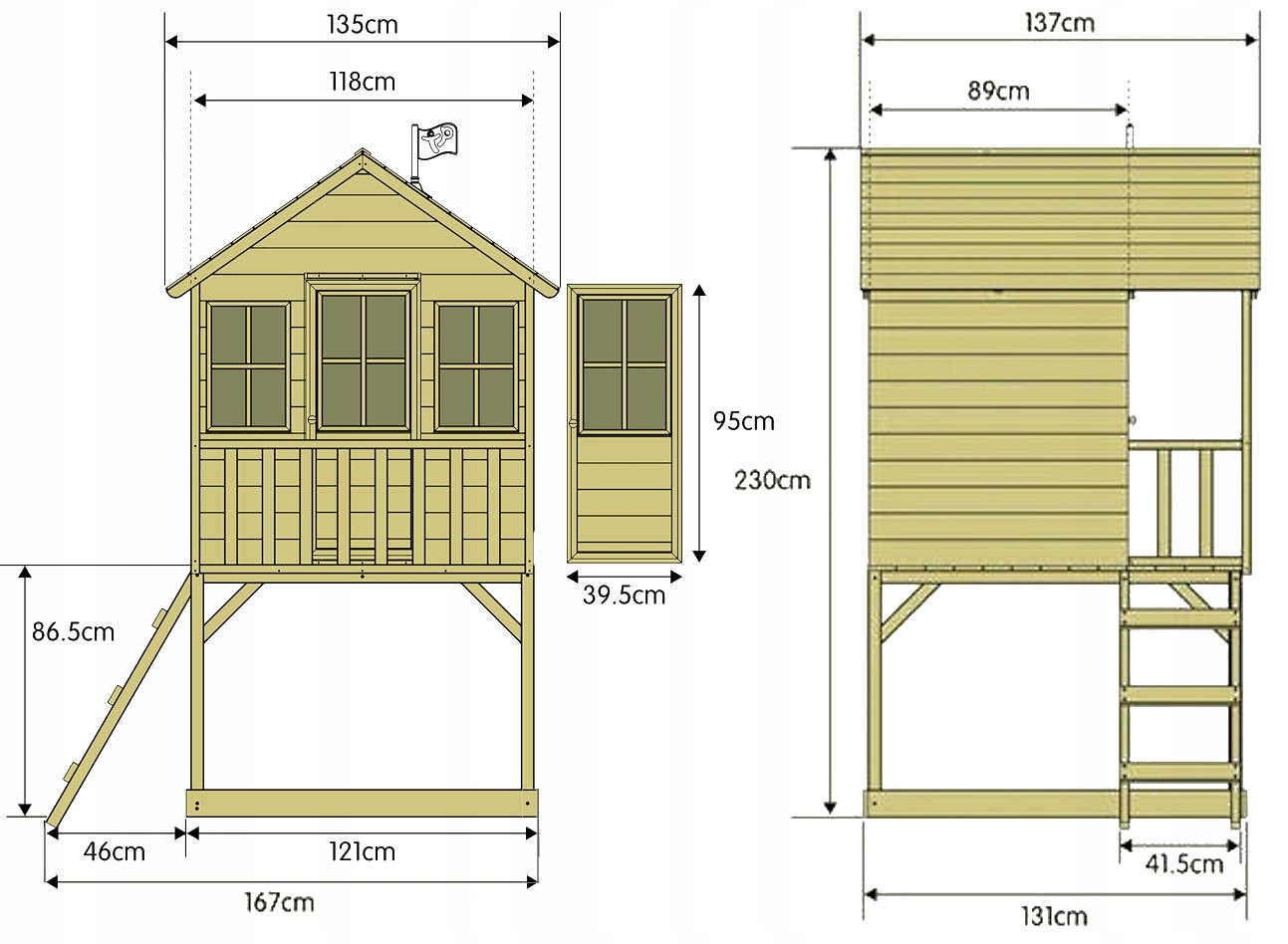 DREWNIANY DOMEK OGRODOWY DLA DZIECI NA PALACH Piaskownica DUŻY PLAC ZABAW Bohater brak