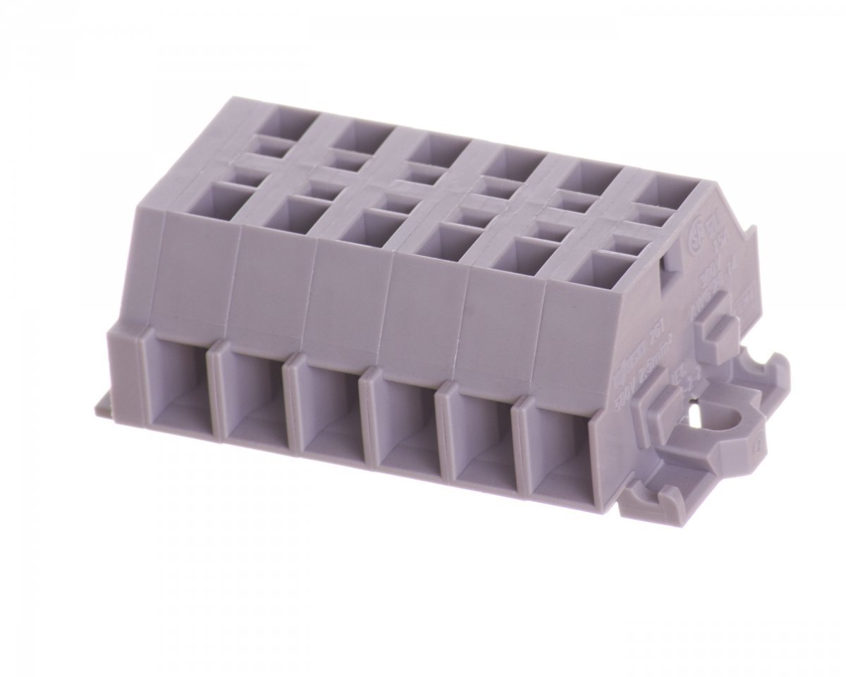 

Listwa zaciskowa 6-torowa 2,5mm2 261-106