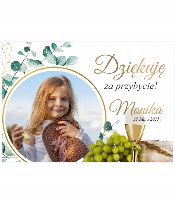 Magnesy Komunijne Komunia podziękowanie Pierwsza Komunia Święta prezent