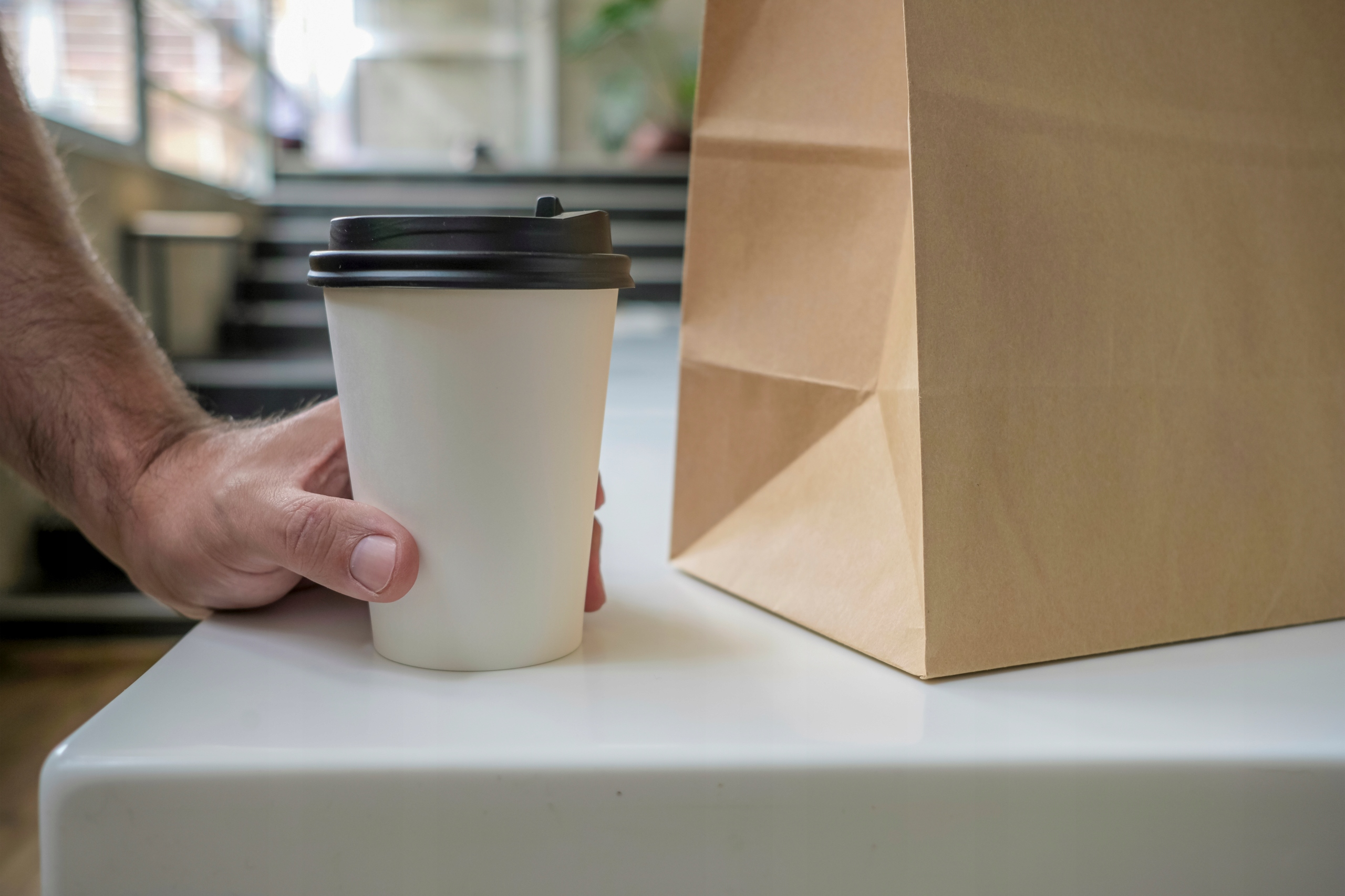 KUBKI BIAŁE PAPIEROWE JEDNORAZOWE 250ML 100szt Marka ABC-PAK