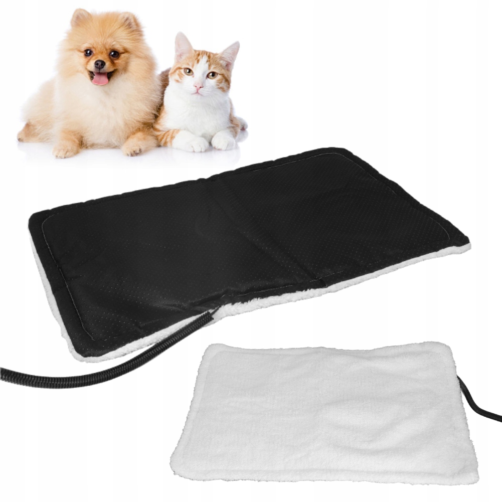 Levně Vyhřívací Podložka Pro Psa A Kočku Vyhřívaná Deka Pro Zvířata 58 x 38 cm