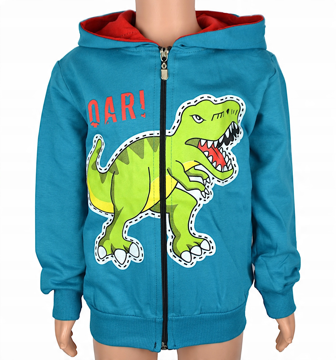 

Bluza Dinozaur turkus, bawełna roz.116/122