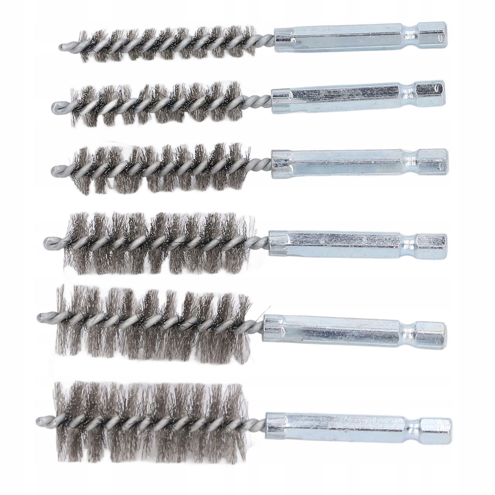 6X SZCZOTKA DRUCIANA CYLINDRYCZNA 8-19MM STAL