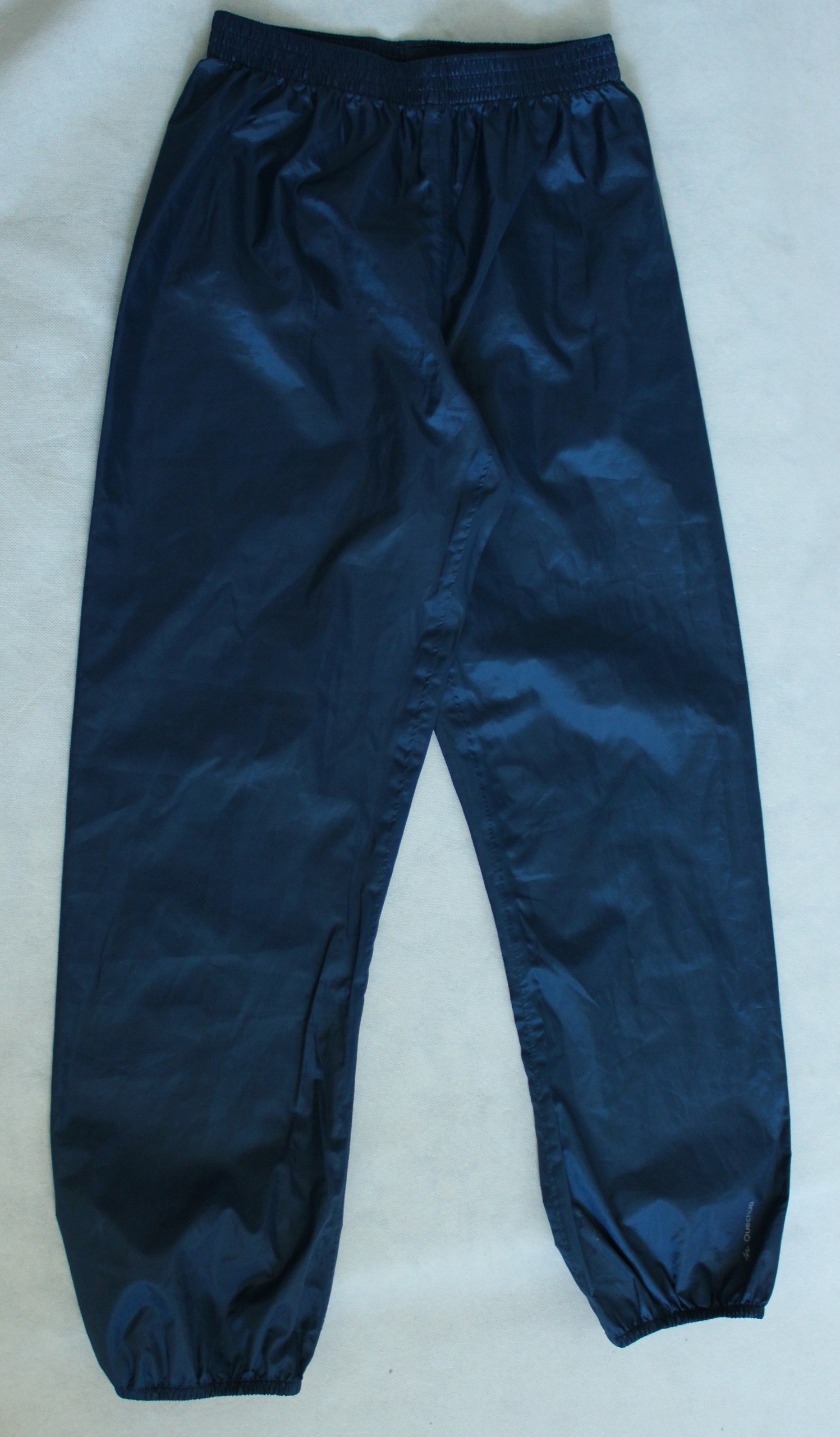 DECATHLON ORTALIONOWE SPODNIE PRZECIWDESZCZOWE ROZM 146/152