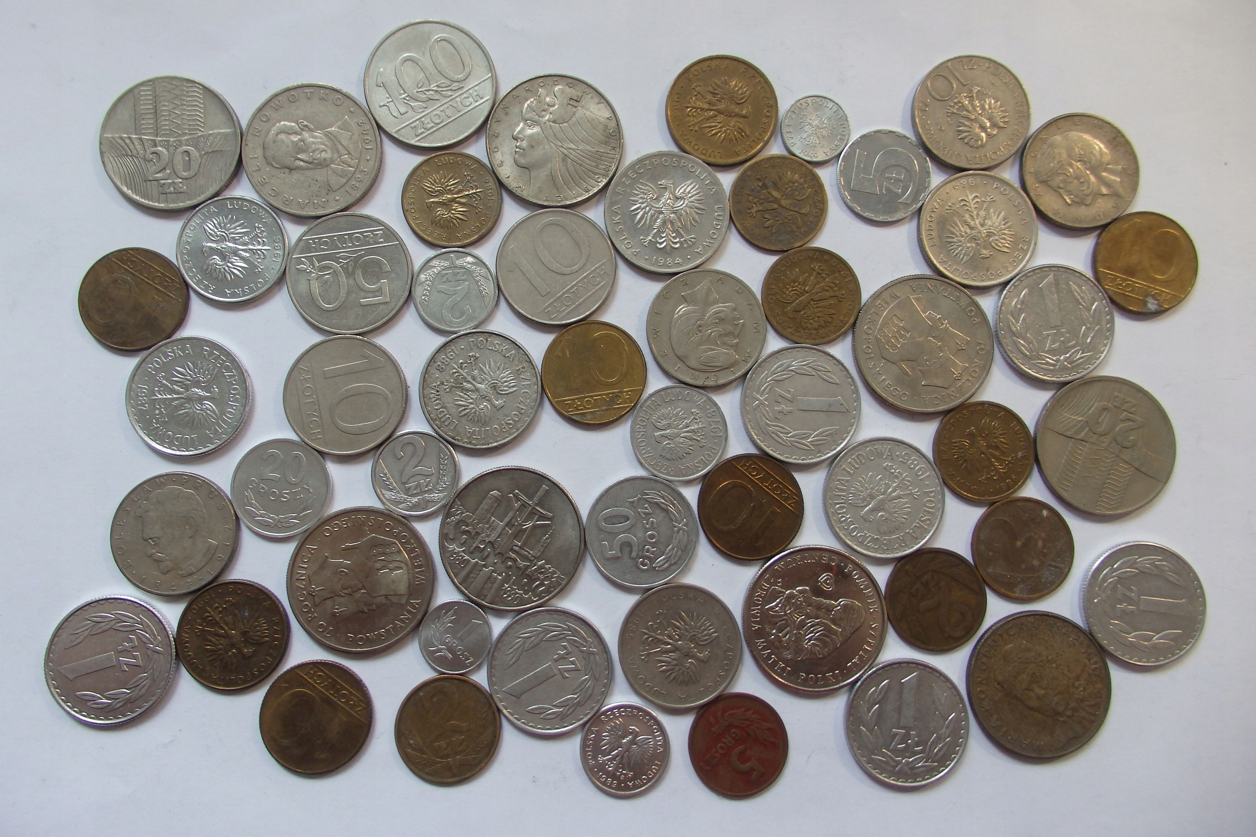 Zestaw monet PRL, MIX 250g, X9699