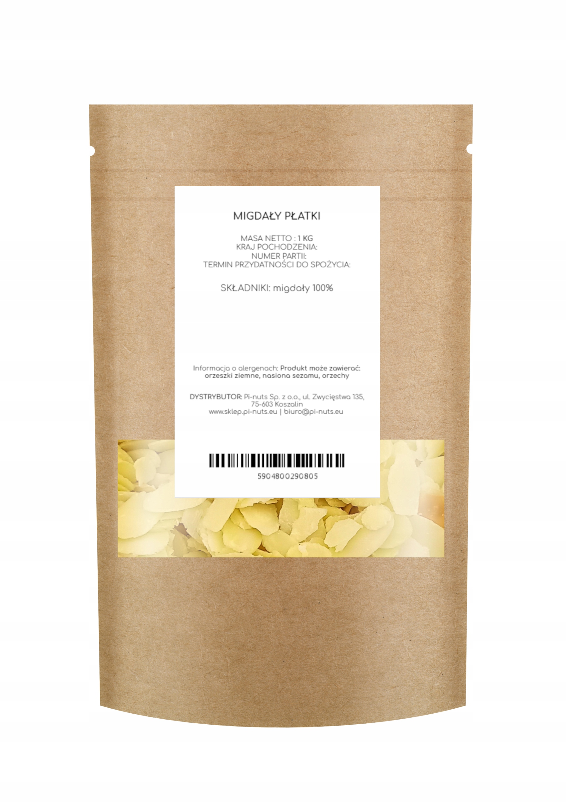 Levně Mandle plátky 1kg