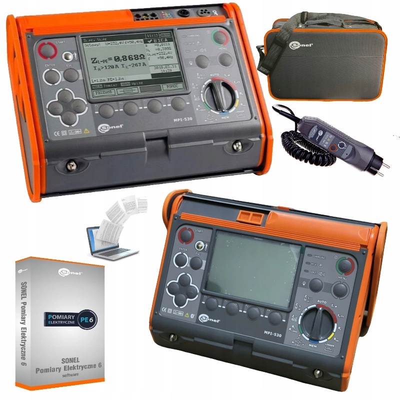 

Zestaw Sonel Miernik MPI-530 Oprogramowanie PE-6