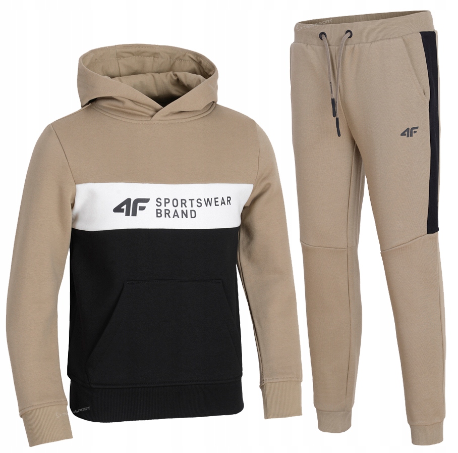 

4F Chłopięcy Dres Komplet Bluza Spodnie 152