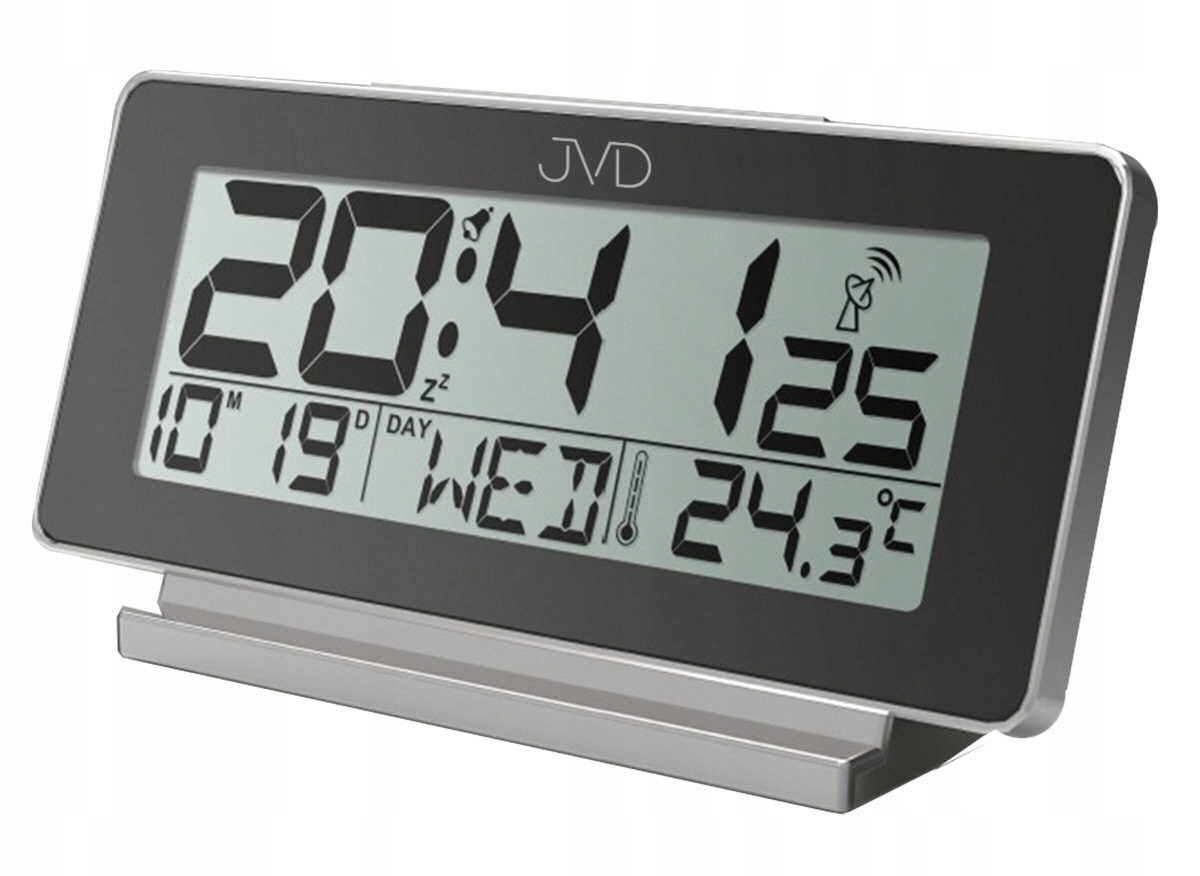 Velký, Čitelný Budík S Teploměrem Jvd RB3523.2