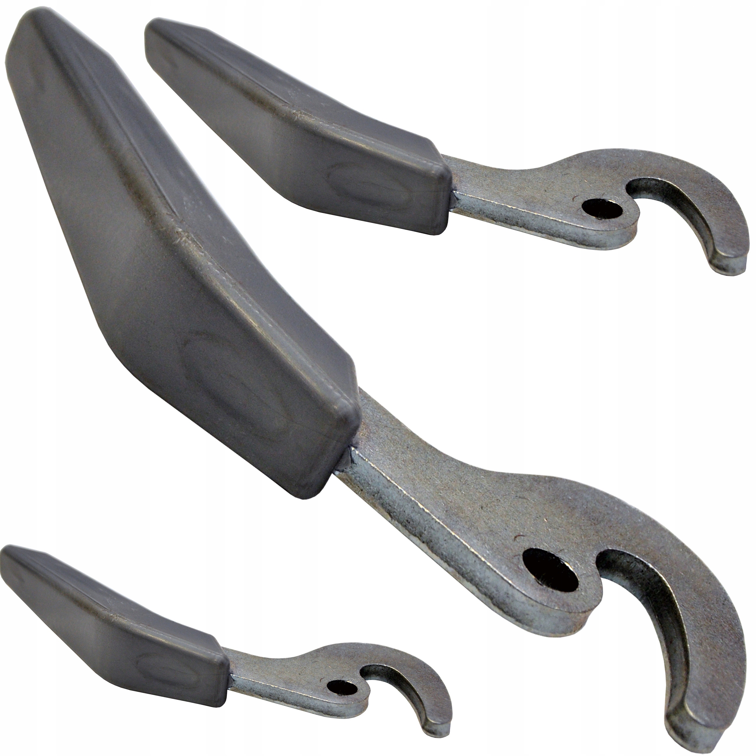 

Rączka, rękojeść drzwiczek pieca, kotła. Popielata