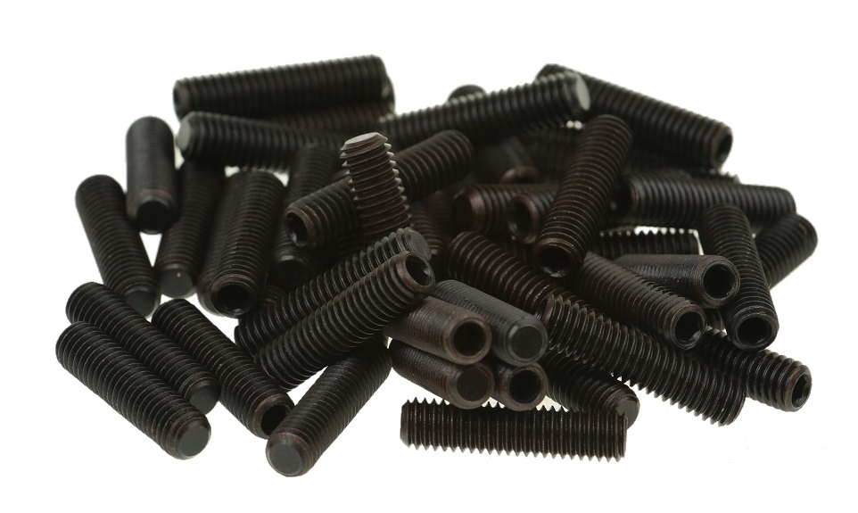 

Wkręt Dociskowy Śruba Robaczek M6x25 mm 50x Czarny