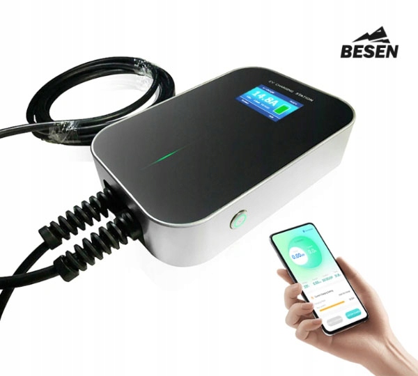 Ładowarka, Wallbox BESEN Green 22kW, Wifi + wieszak PRO Kod producenta BESEN BC-22KW