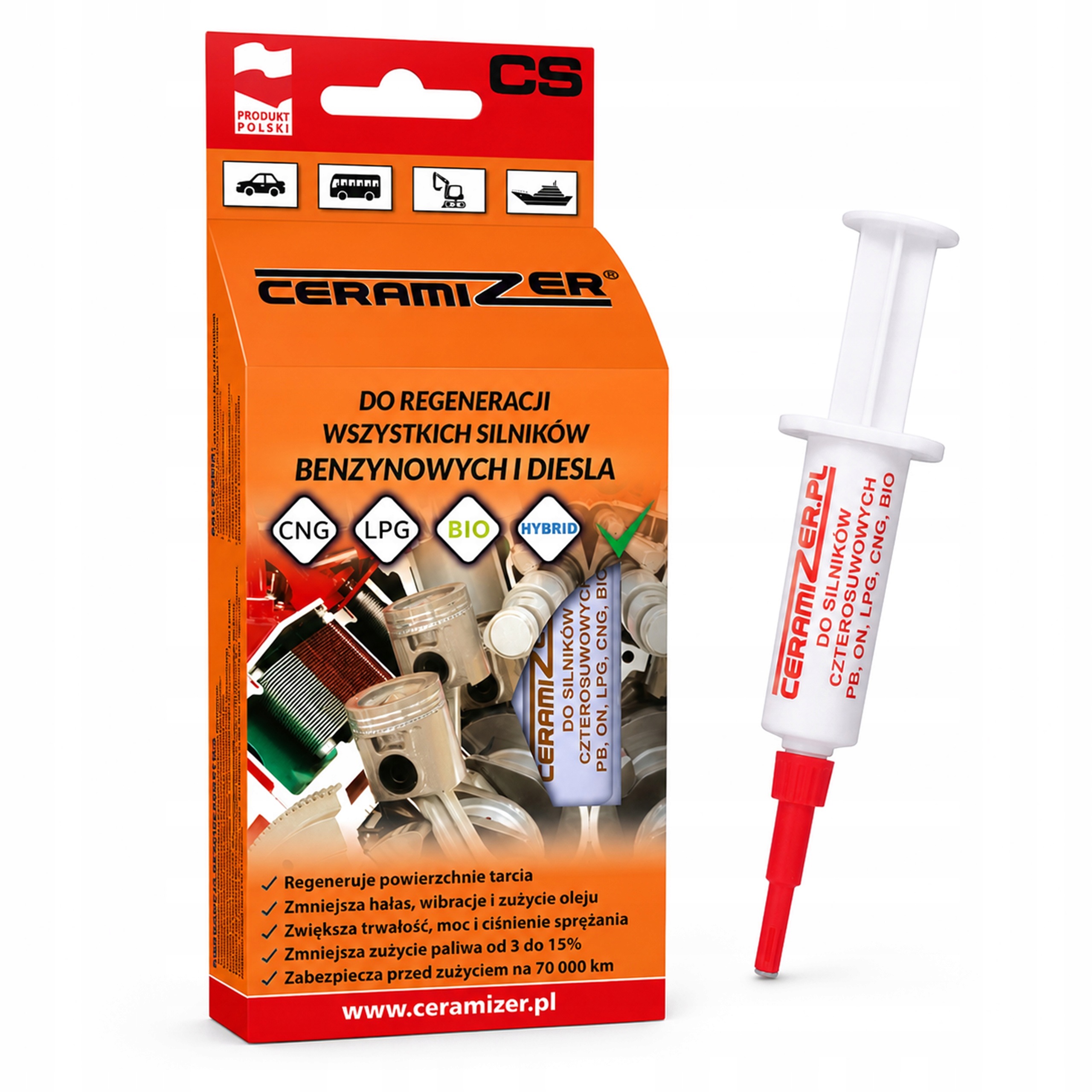 Ceramizer do silnika Benzynowego Diesla Lpg Ceramizer Cs do regeneracji