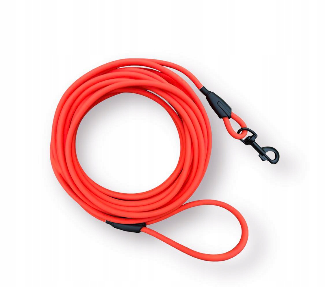 Mocna Smycz wodoodporna Linka treningowa biothane 10M Eko Polska