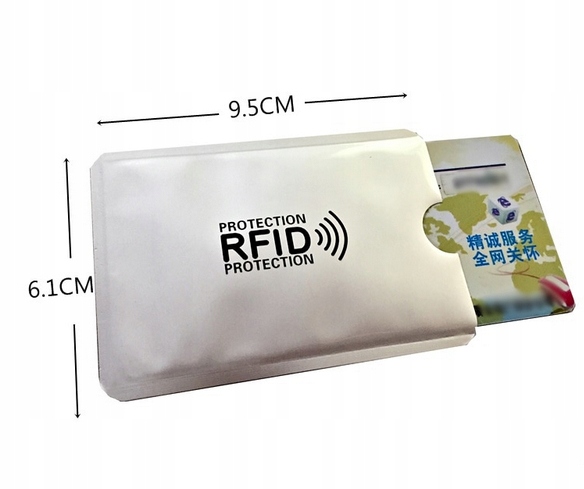 ETUI OCHRONNE KARTA KREDYTOWA RFID + GRATISY Kod producenta RF-425