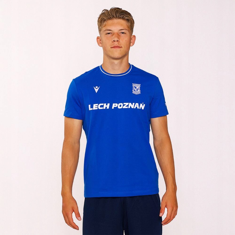 Koszulka Macron Lech Poznań Niebieska Fan Line R.s