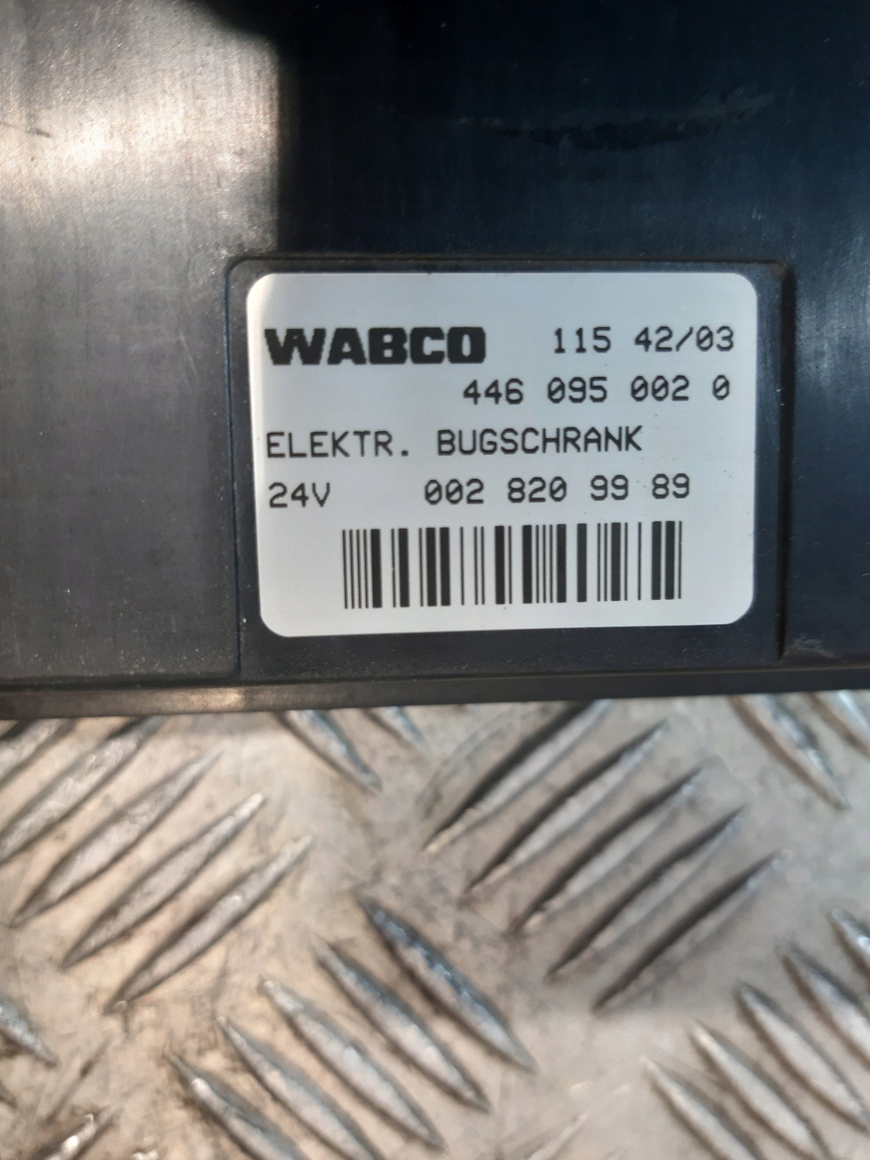 PANEL des lüfters WABCO 0028209989