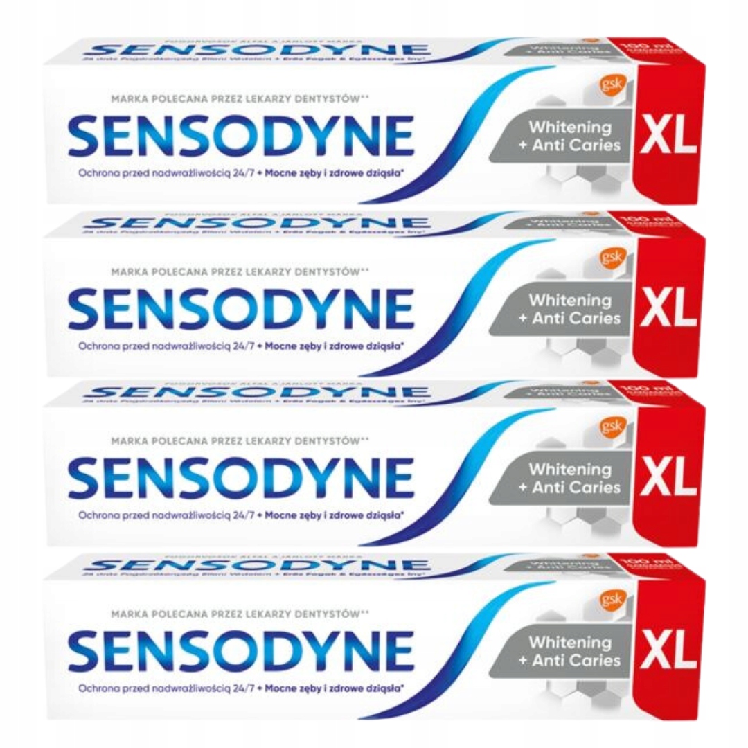 Pasta Do Zębów Sensodyne Whitening Anti Caries x 4