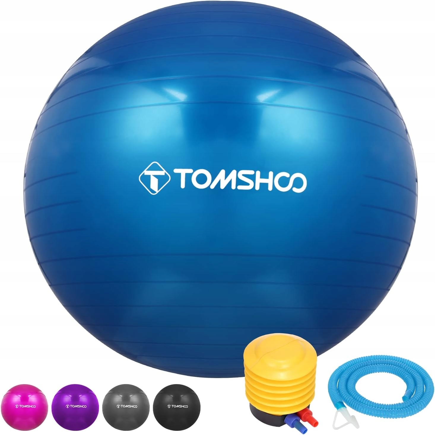 Fitness Míč 65 CM Anti-burst Pro Jogu, Pilates, Trénink S Pumpičkou