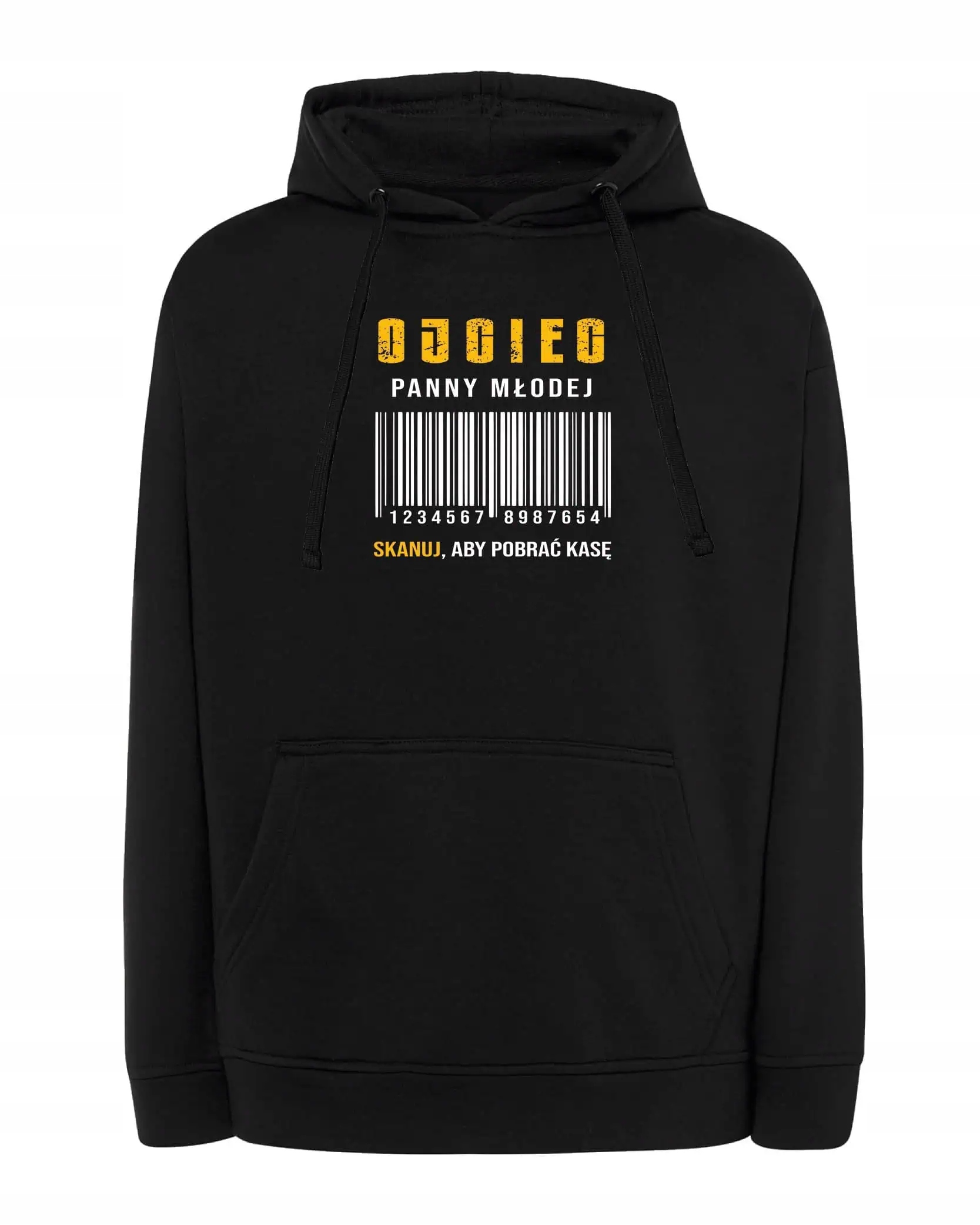 Mikina s kapucí pro otce nevěsty Vtipná Svatební Hostina Svatba Černá XL