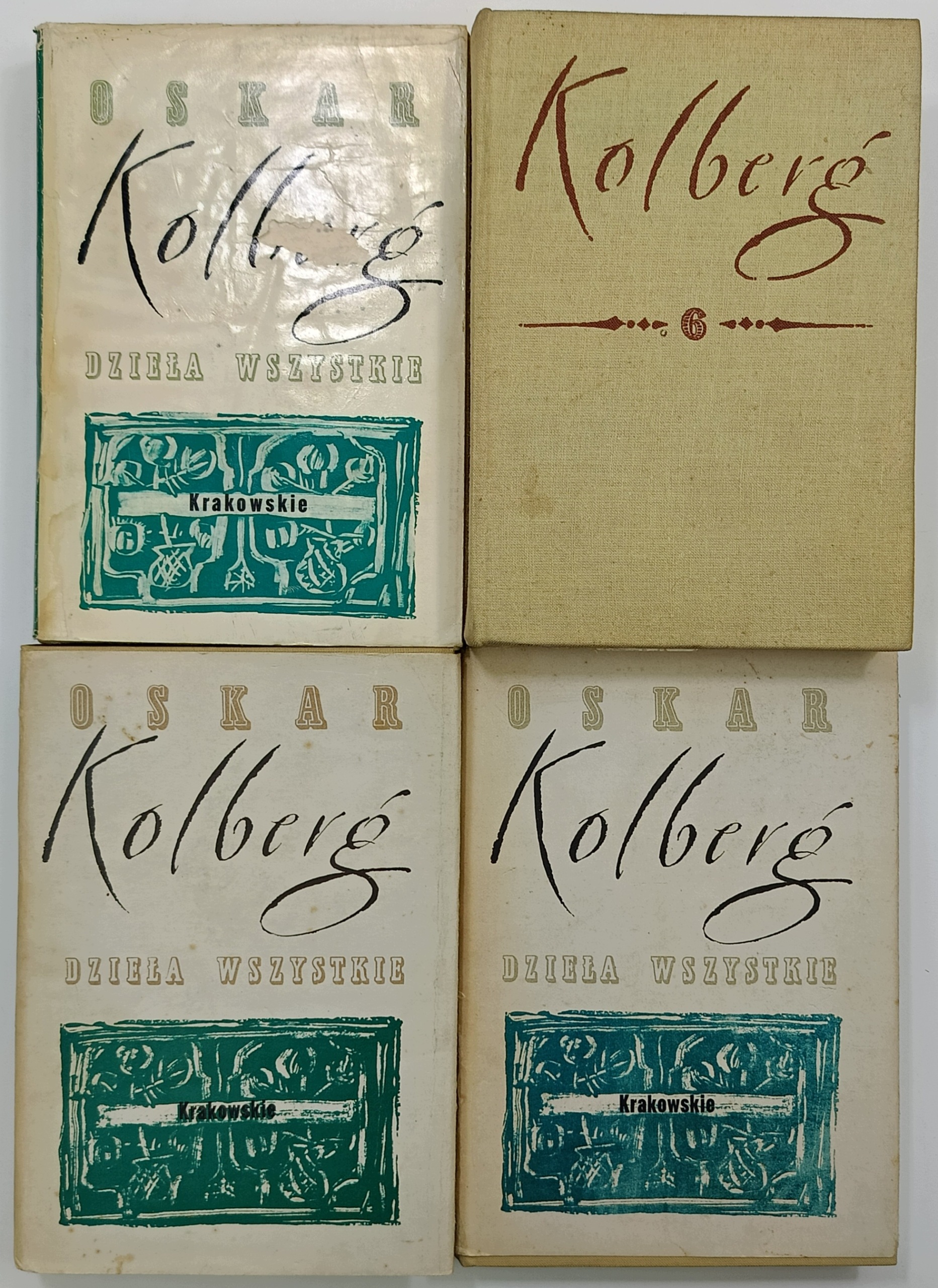 Dzieła wszystkie Krakowskie Tom 1-4 Oskar Kolberg